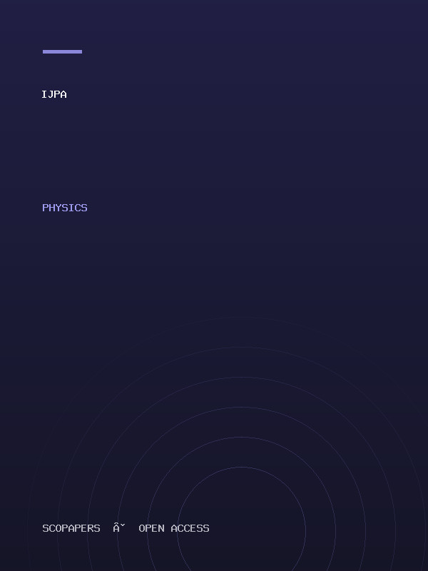 International Journal of Physics & Applied Sciences cover