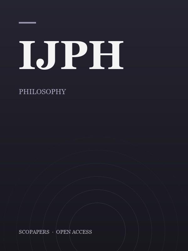 International Journal of Philosophy cover