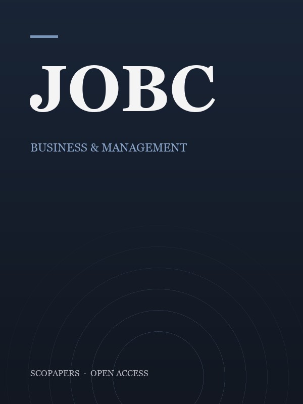 Journal of Business & Commerce cover