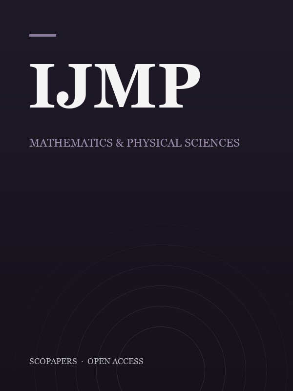 International Journal of Mathematics & Physical Sciences cover